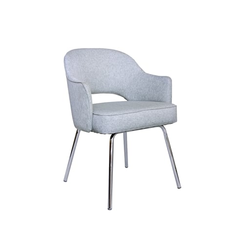 Silla de invitados Boss, lino de granito